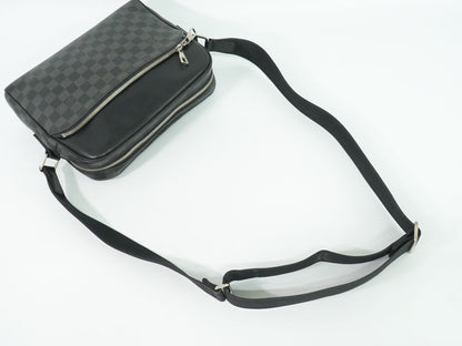 LOUIS VUITTON デイトン PM ダミエ グラフィット ショルダーバッグ N41408