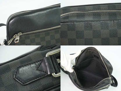 LOUIS VUITTON デイトン PM ダミエ グラフィット ショルダーバッグ N41408