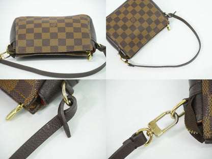 LOUIS VUITTON トゥルースメイクアップ ダミエ エベヌ アクセサリーポーチ N51982