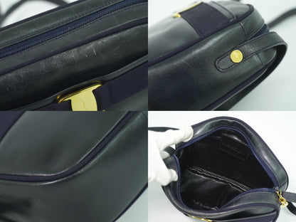 Salvatore Ferragamo ヴァラ ショルダーバッグ ネイビー