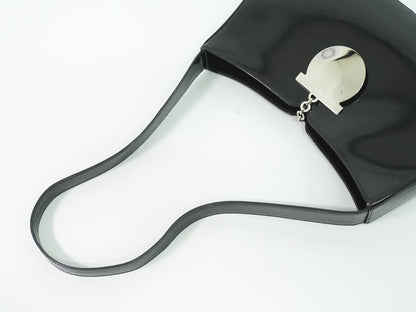 Salvatore Ferragamo ガンチーニ ショルダーバッグ ブラック