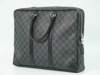 LOUIS VUITTON ポルトドキュマンヴォワヤージュ ダミエ グラフィット ビジネスバッグ N41125