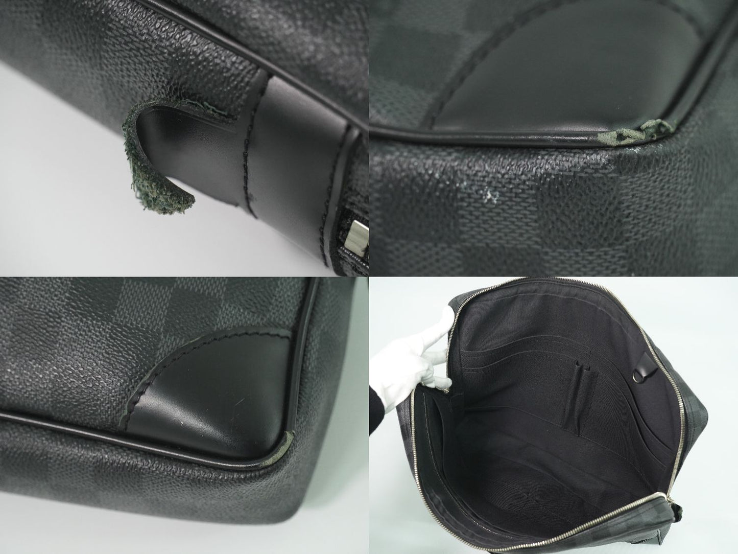 LOUIS VUITTON ポルトドキュマンヴォワヤージュ ダミエ グラフィット ビジネスバッグ N41125