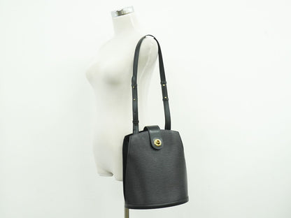 LOUIS VUITTON クリュニー エピ レザー ショルダーバッグ ノワール ブラック M52252