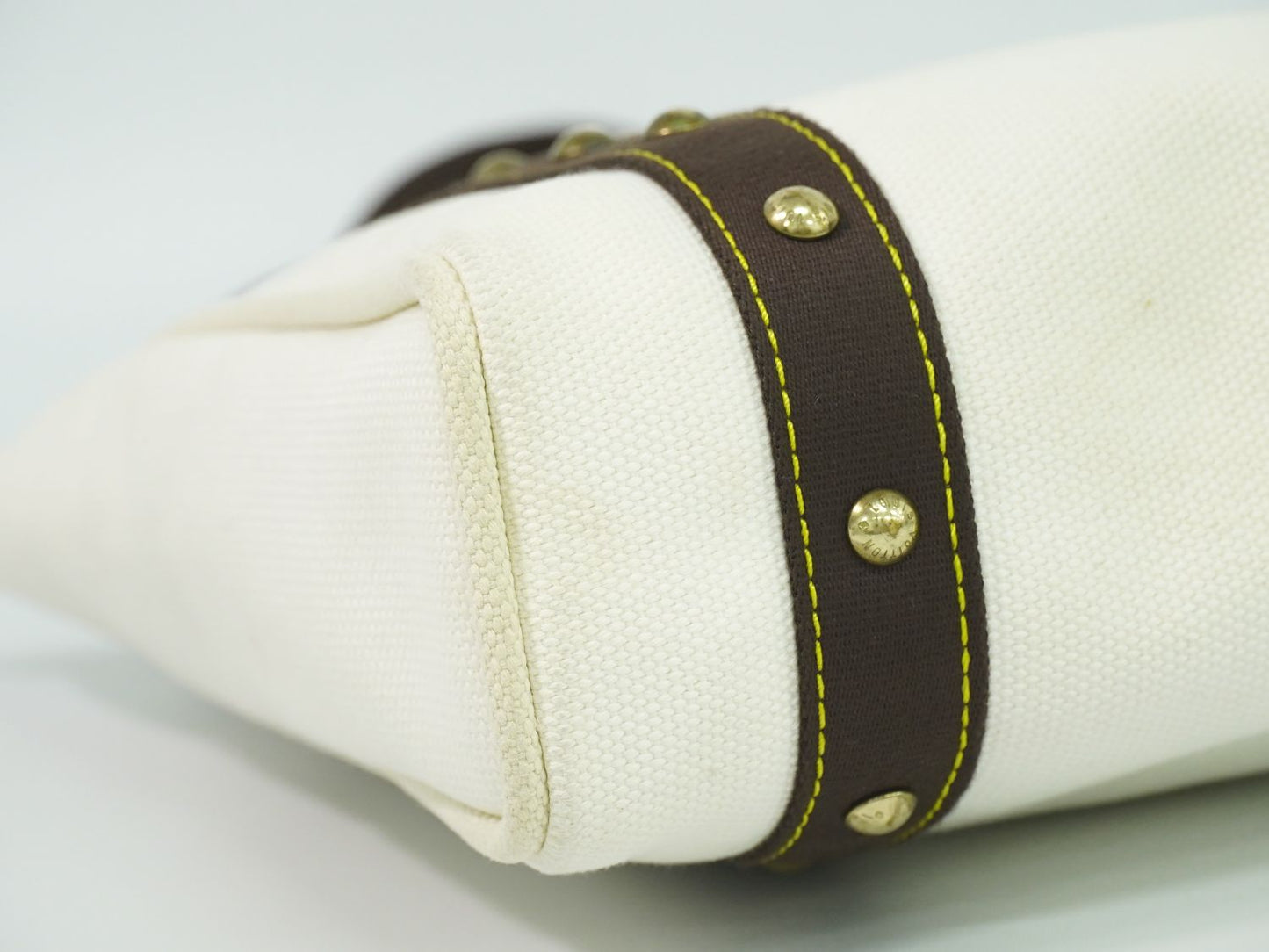 LOUIS VUITTON アンティグア カバ MM キャンバス ショルダーバッグ エクリュ M40036