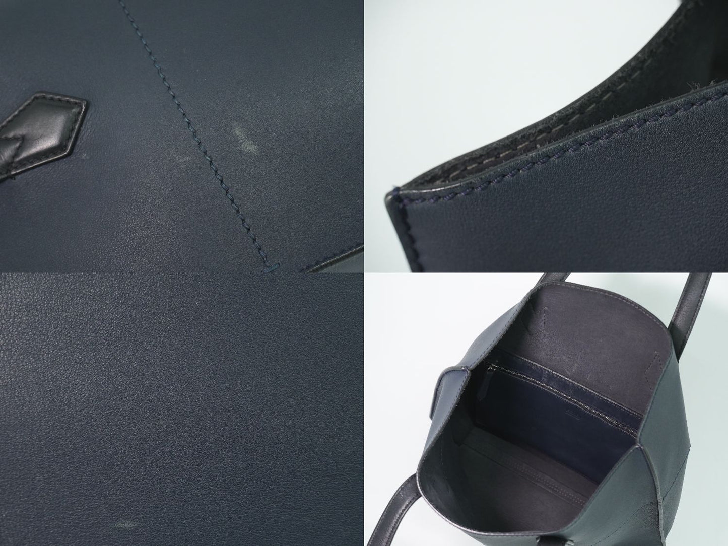 FENDI オールイン ショッピング トートバッグ ネイビー 8BH262