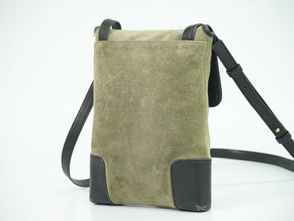 LOEWE アナグラム ショルダーバッグ カーキ
