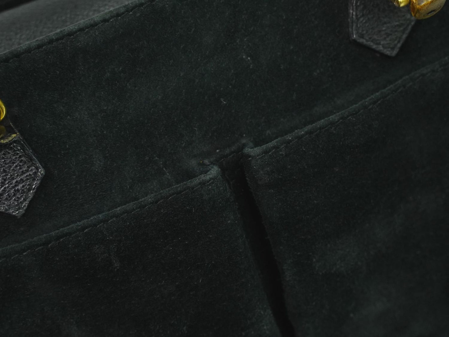 GUCCI バンブー 2WAY ショルダーバッグ ブラック