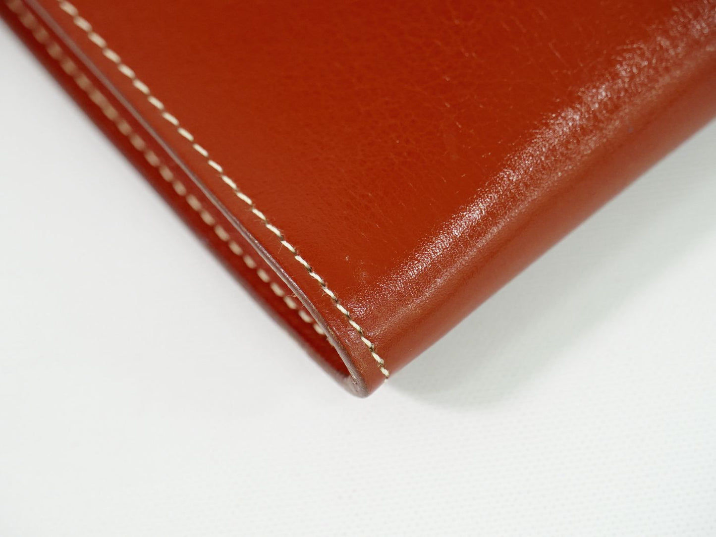 HERMES オニメトゥ ボックスカーフ レザー ショルダーバッグ ライトブラウン
