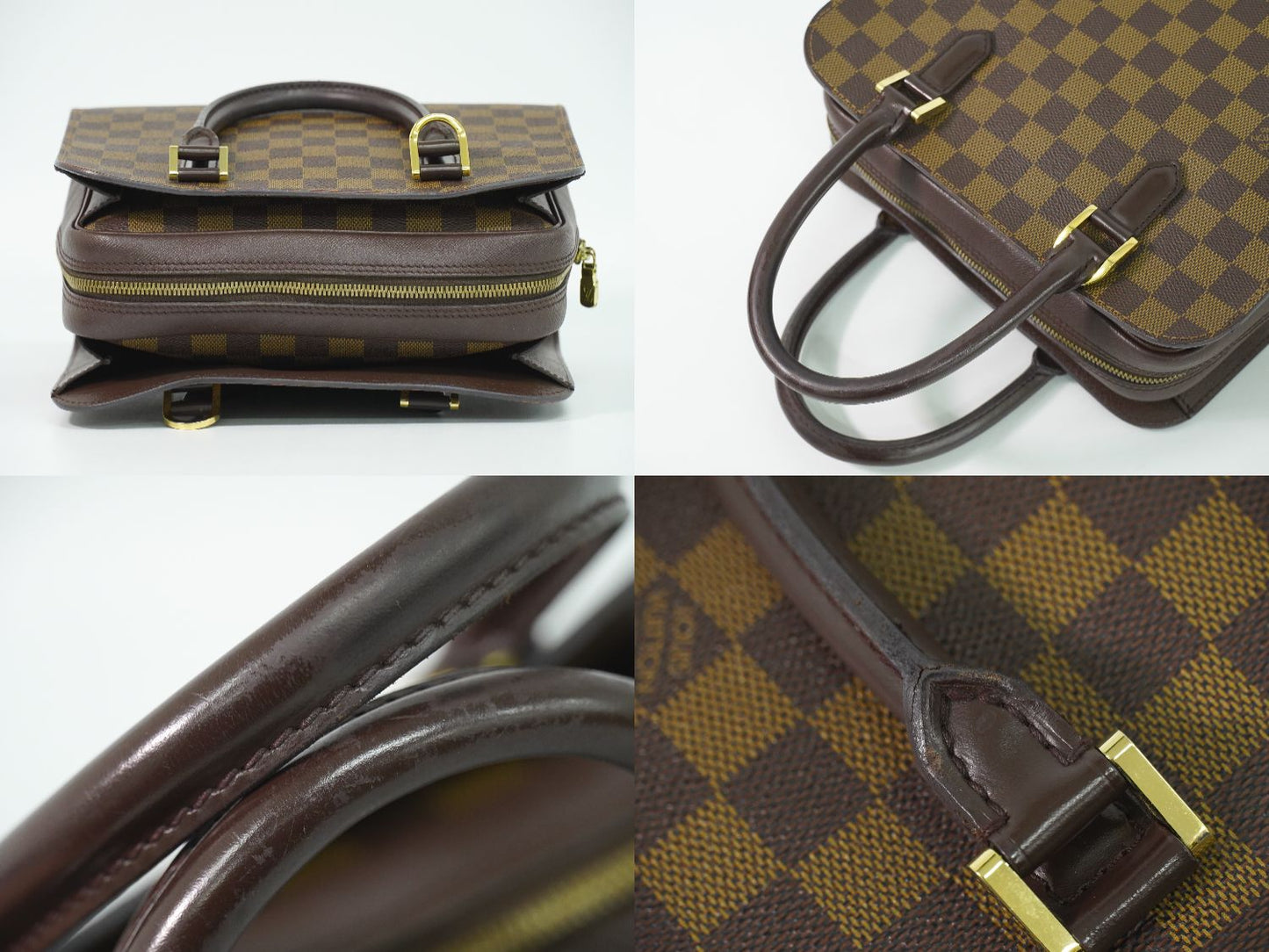 LOUIS VUITTON トリアナ ダミエ エベヌ ハンドバッグ N51155