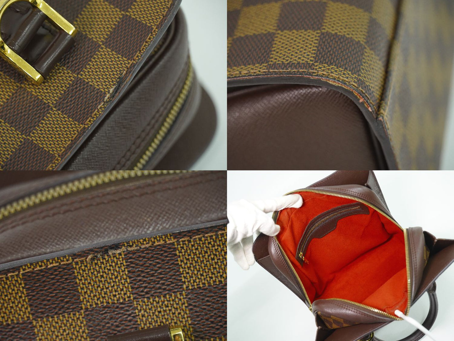 LOUIS VUITTON トリアナ ダミエ エベヌ ハンドバッグ N51155