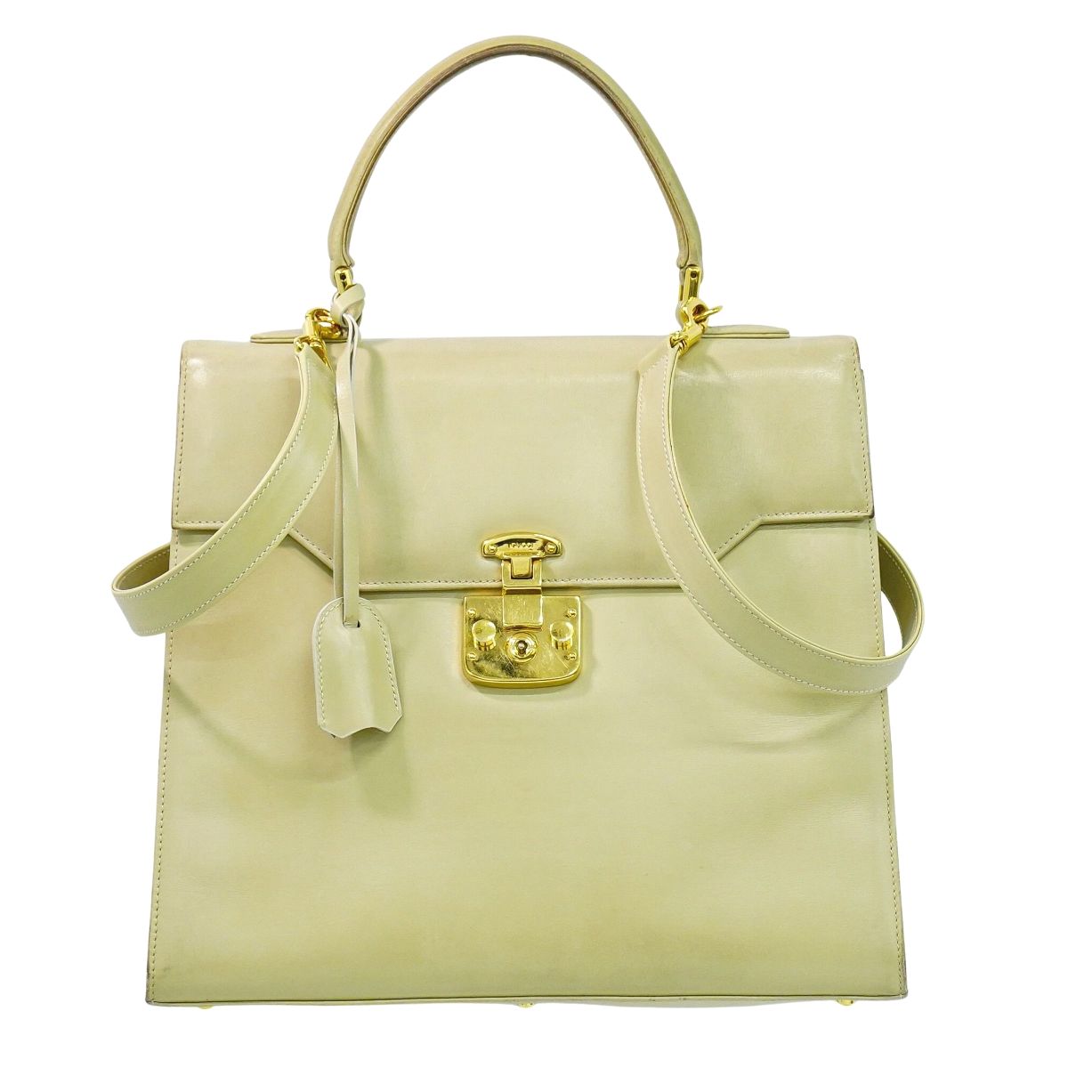 GUCCI レディロック 2WAY ショルダーバッグ ベージュ