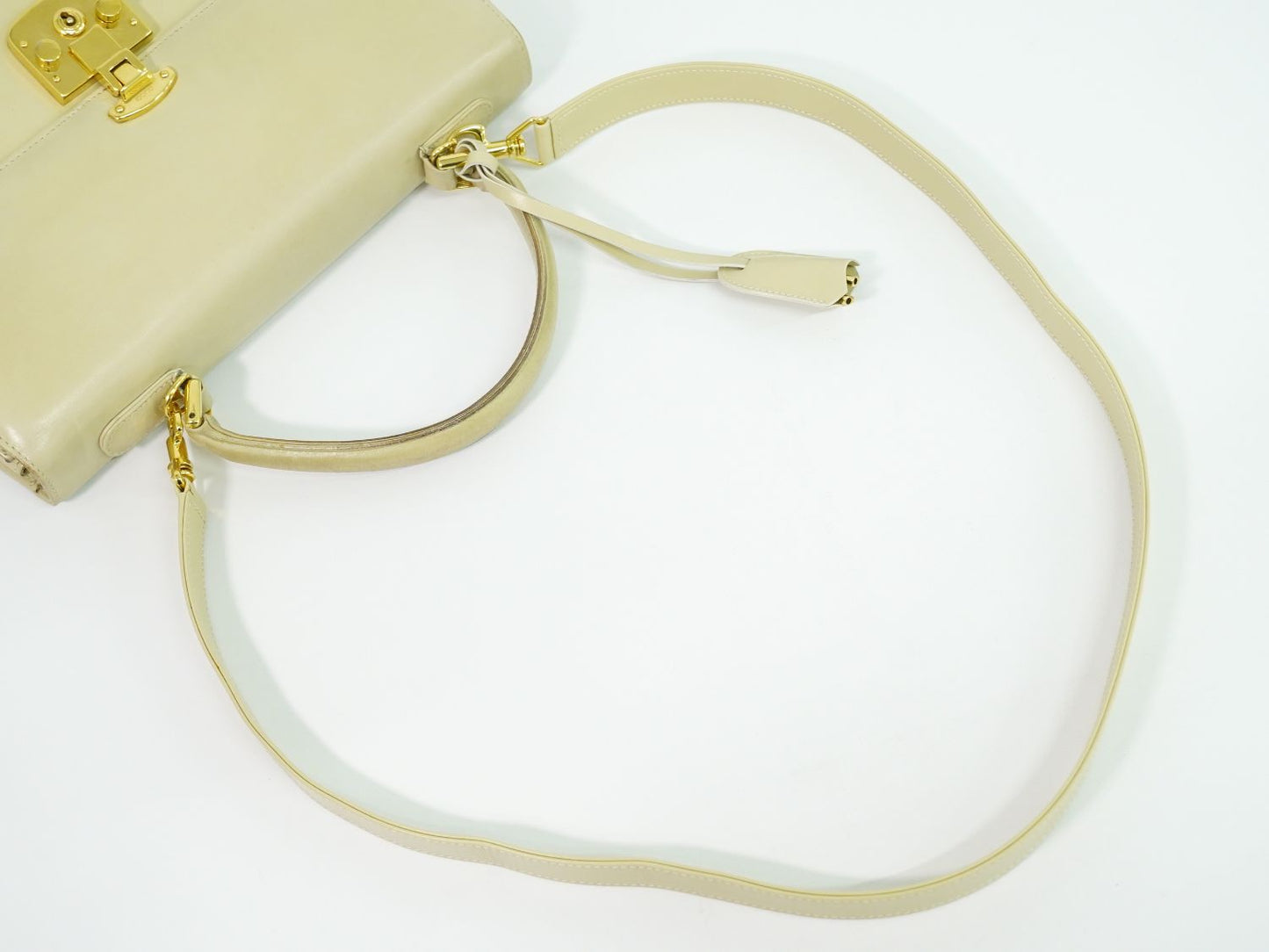 GUCCI レディロック 2WAY ショルダーバッグ ベージュ
