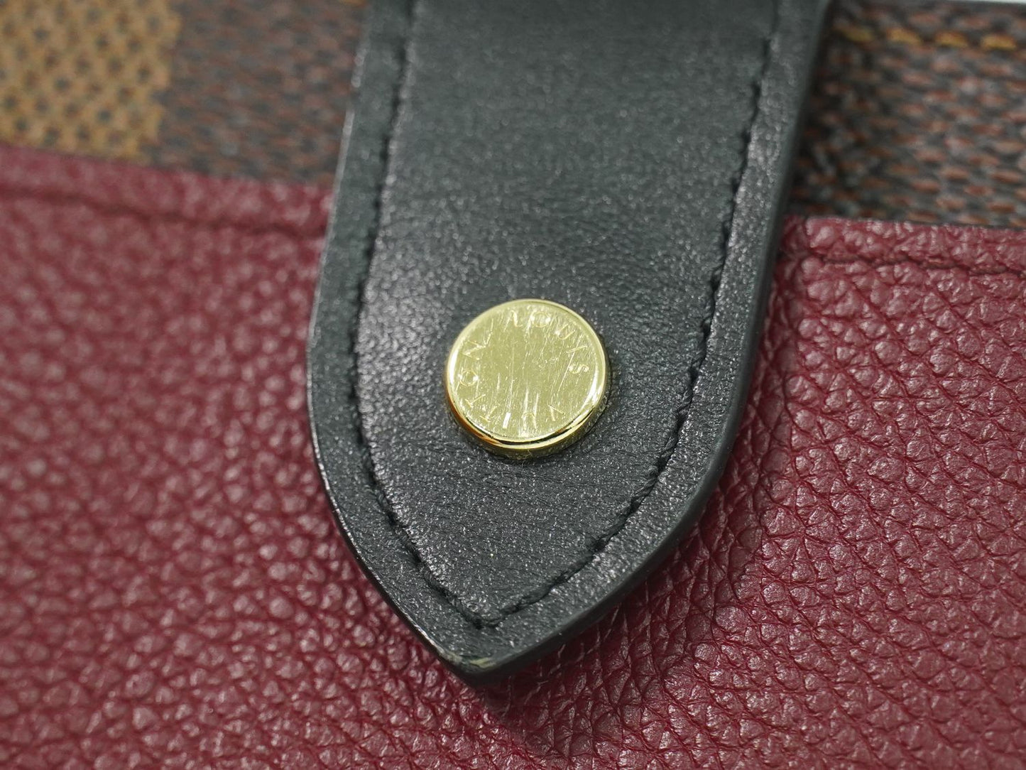 LOUIS VUITTON ポルトフォイユ ジュリエット ダミエ エベヌ 折財布 ブラウン ボルドー N60381