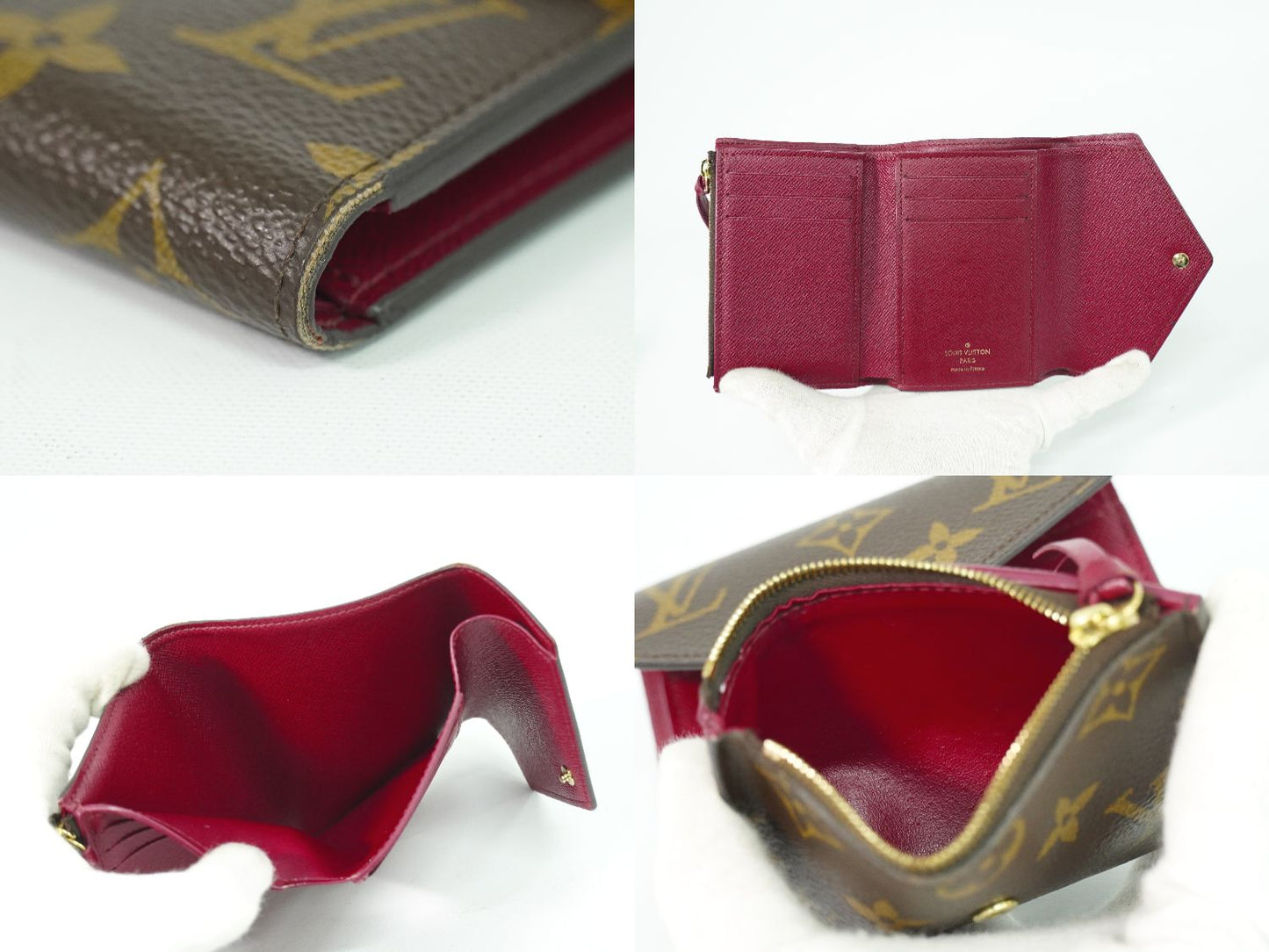 LOUIS VUITTON ポルトフォイユ ヴィクトリーヌ モノグラム 折財布 M41938