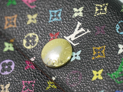 LOUIS VUITTON ポルトフォイユ サラ モノグラム マルチカラー 長財布 ノワール M93747