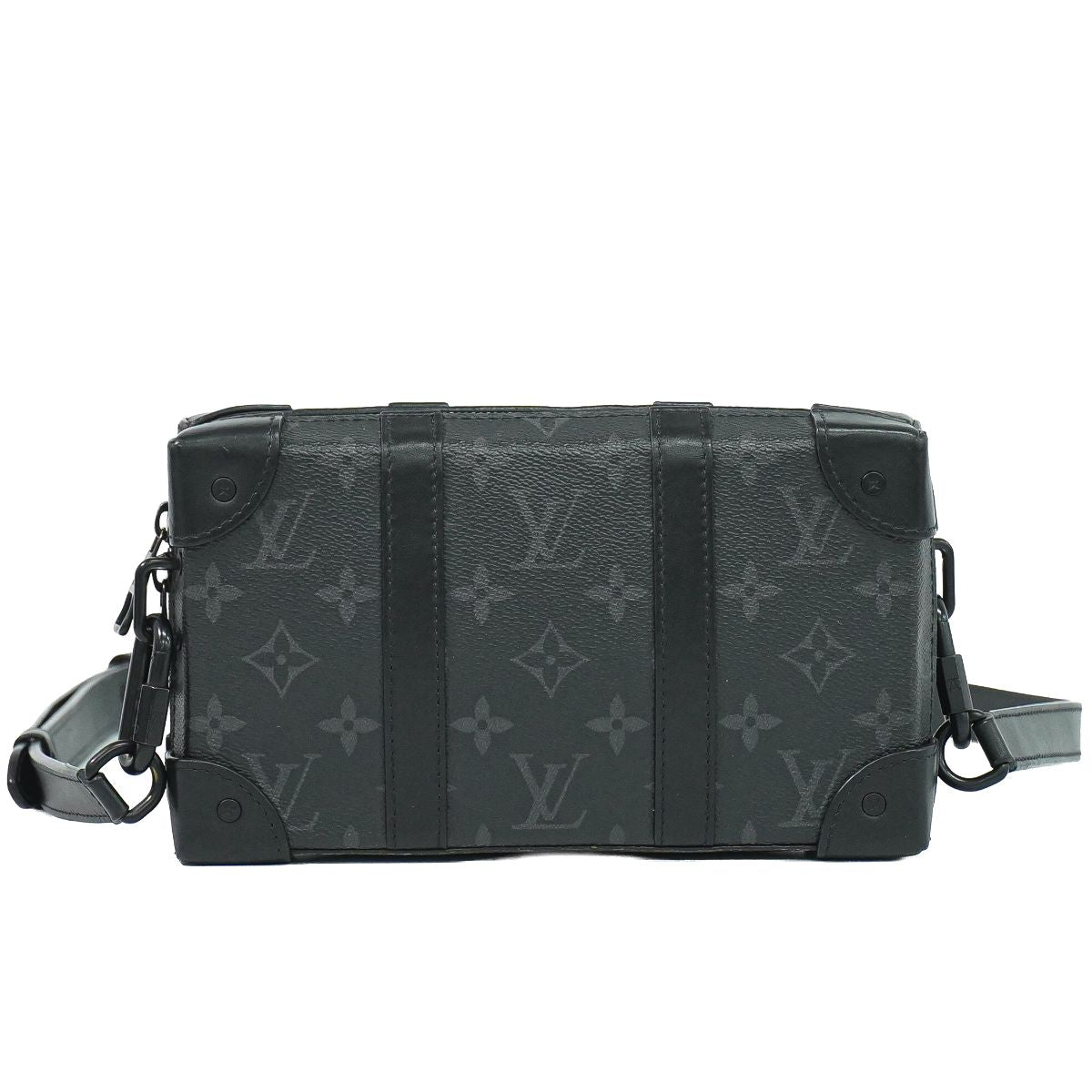 LOUIS VUITTON ソフトトランク ウォレット モノグラム エクリプス ショルダーウォレット ブラック M69838