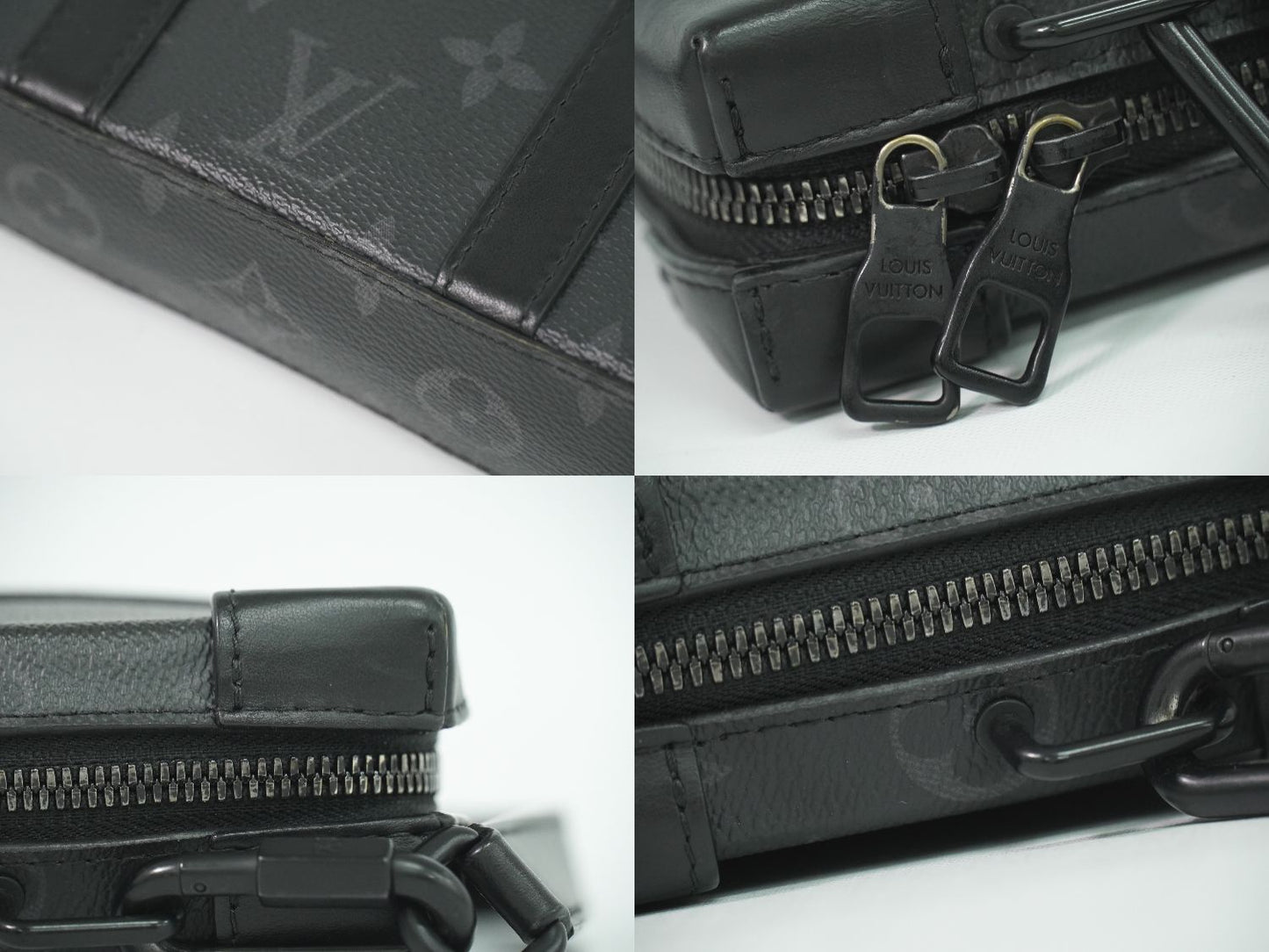 LOUIS VUITTON ソフトトランク ウォレット モノグラム エクリプス ショルダーウォレット ブラック M69838