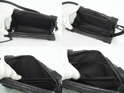 LOUIS VUITTON ソフトトランク ウォレット モノグラム エクリプス ショルダーウォレット ブラック M69838