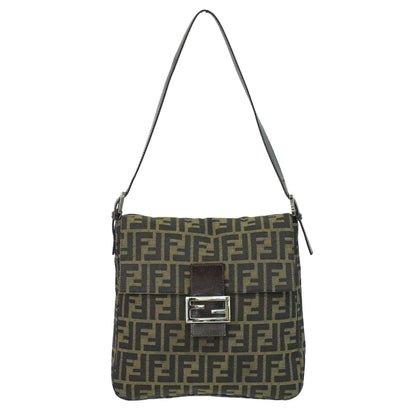 FENDI ズッカ マンマバケット ショルダーバッグ ブラウン 26730