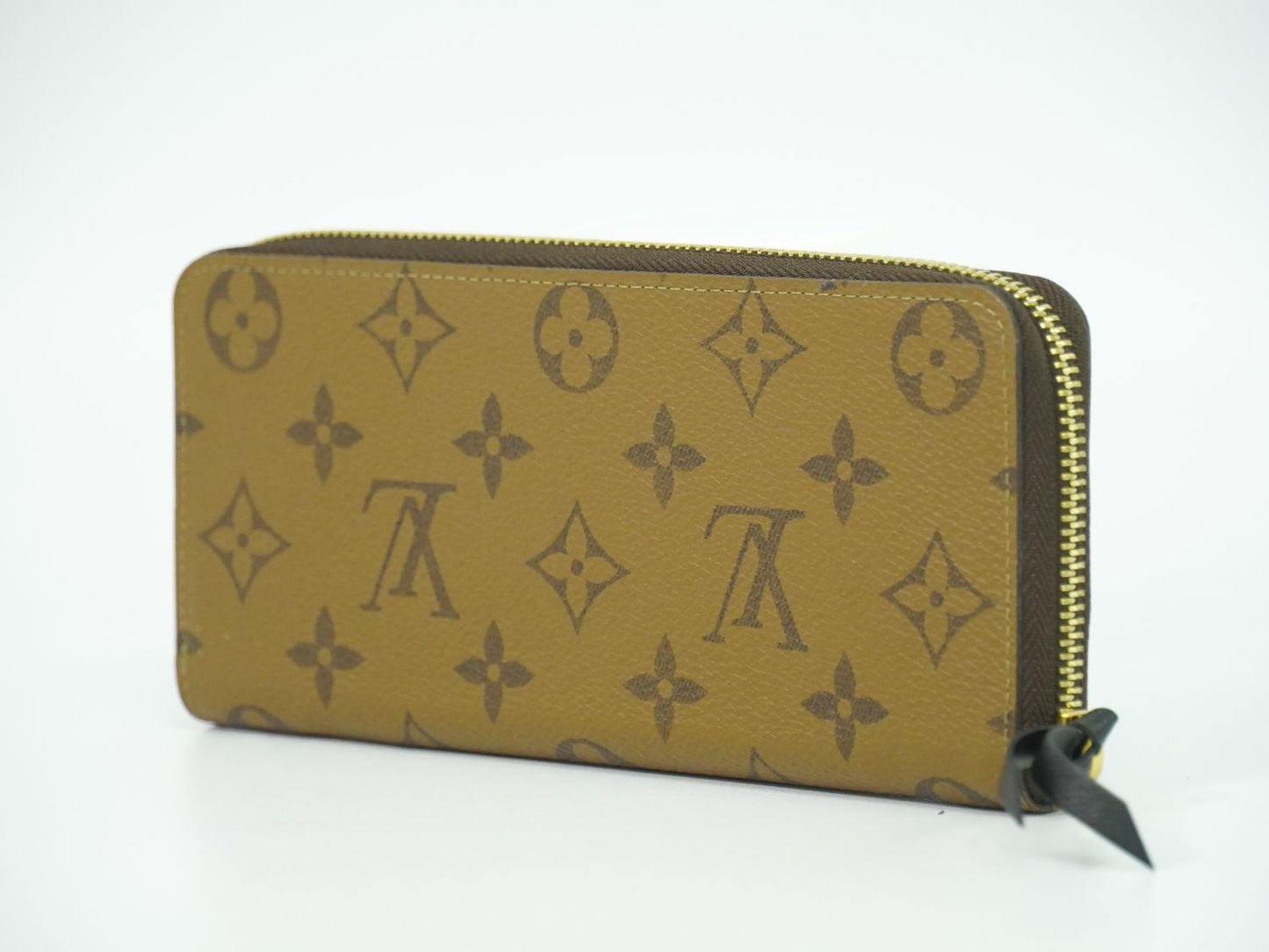 LOUIS VUITTON ポルトフォイユ クレマンス モノグラム リバース 長財布 ライトブラウン M82336