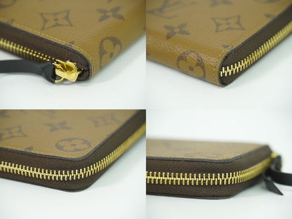 LOUIS VUITTON ポルトフォイユ クレマンス モノグラム リバース 長財布 ライトブラウン M82336