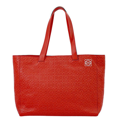 LOEWE アナグラム トートバッグ レッド