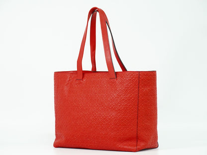 LOEWE アナグラム トートバッグ レッド