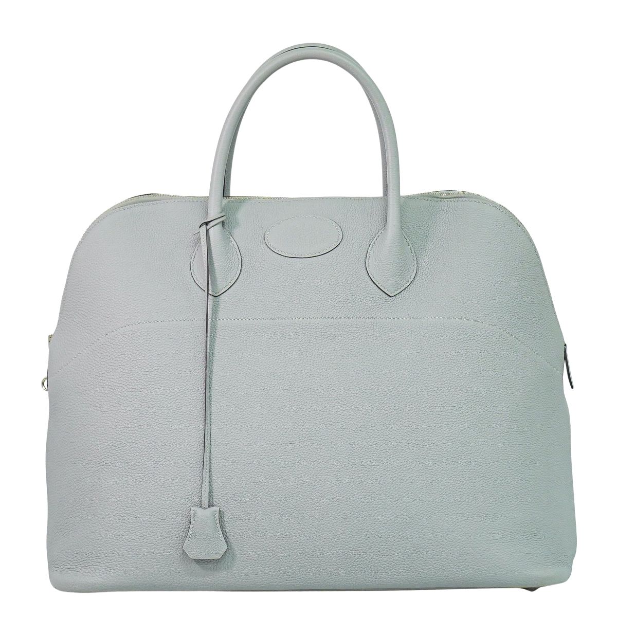 HERMES ボリード 45 トゴ レザー ハンドバッグ X刻 2016年 ブルーグラシエ