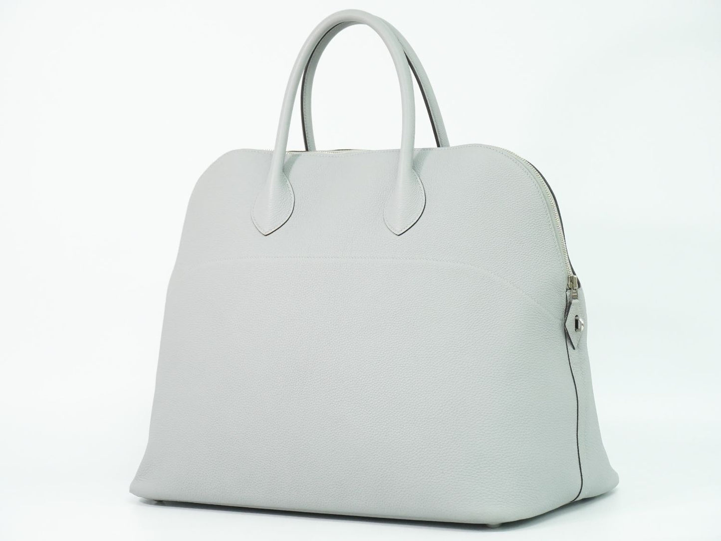 HERMES ボリード 45 トゴ レザー ハンドバッグ X刻 2016年 ブルーグラシエ
