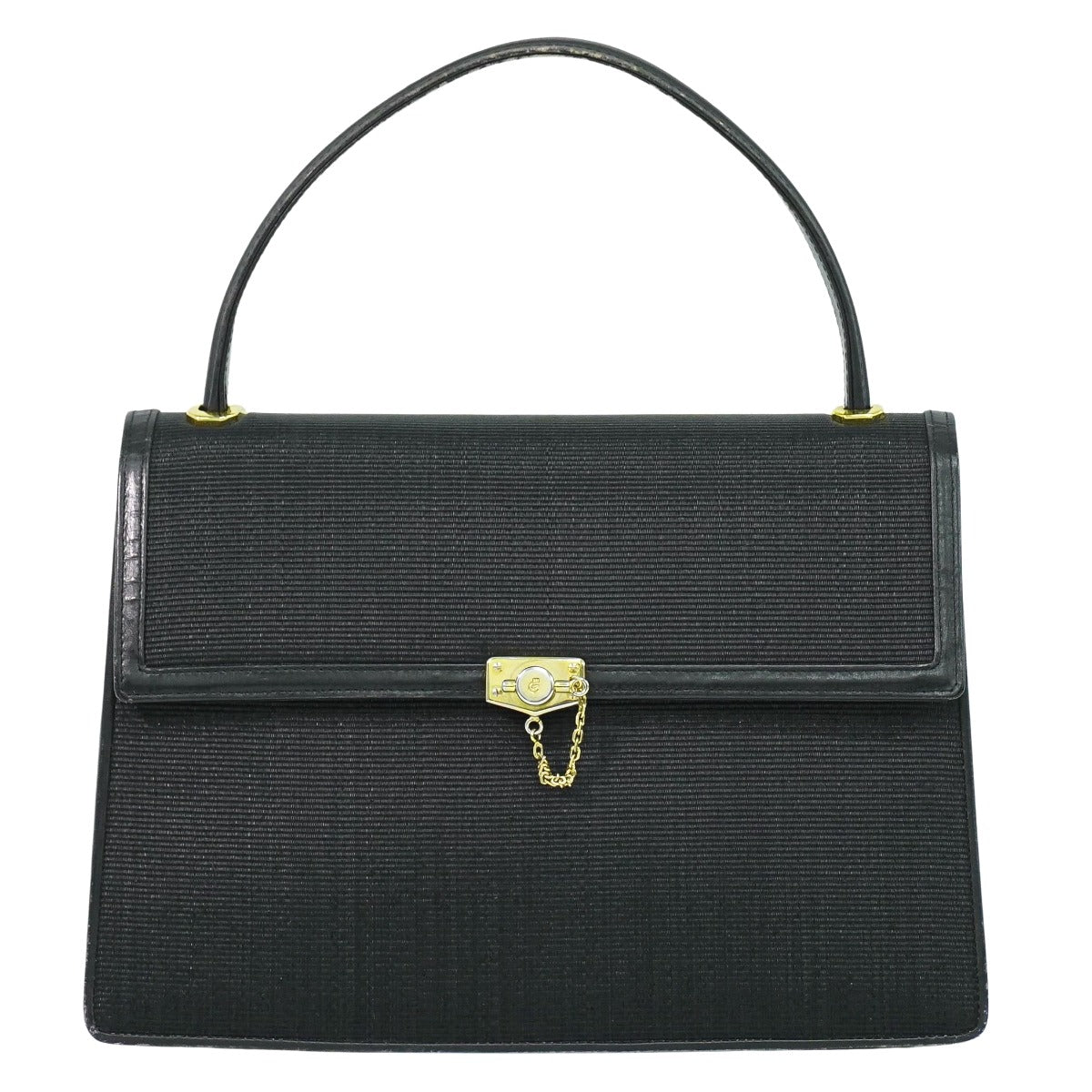 COMTESSE ホースヘアー ハンドバッグ ブラック