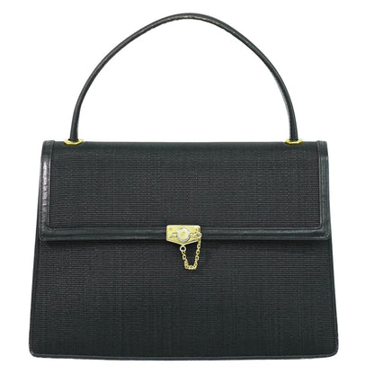 COMTESSE ホースヘアー ハンドバッグ ブラック