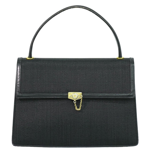 COMTESSE ホースヘアー ハンドバッグ ブラック