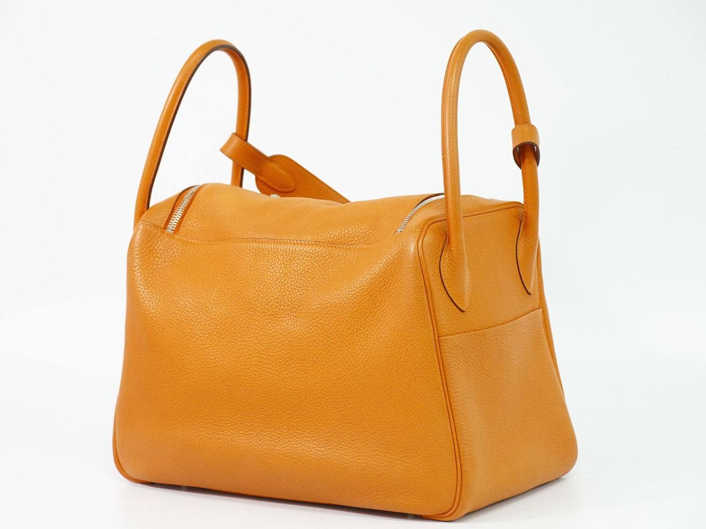 HERMES リンディ 34 トリヨンクレマンス レザー 2WAY ショルダーバッグ □P刻 2012年 オレンジ