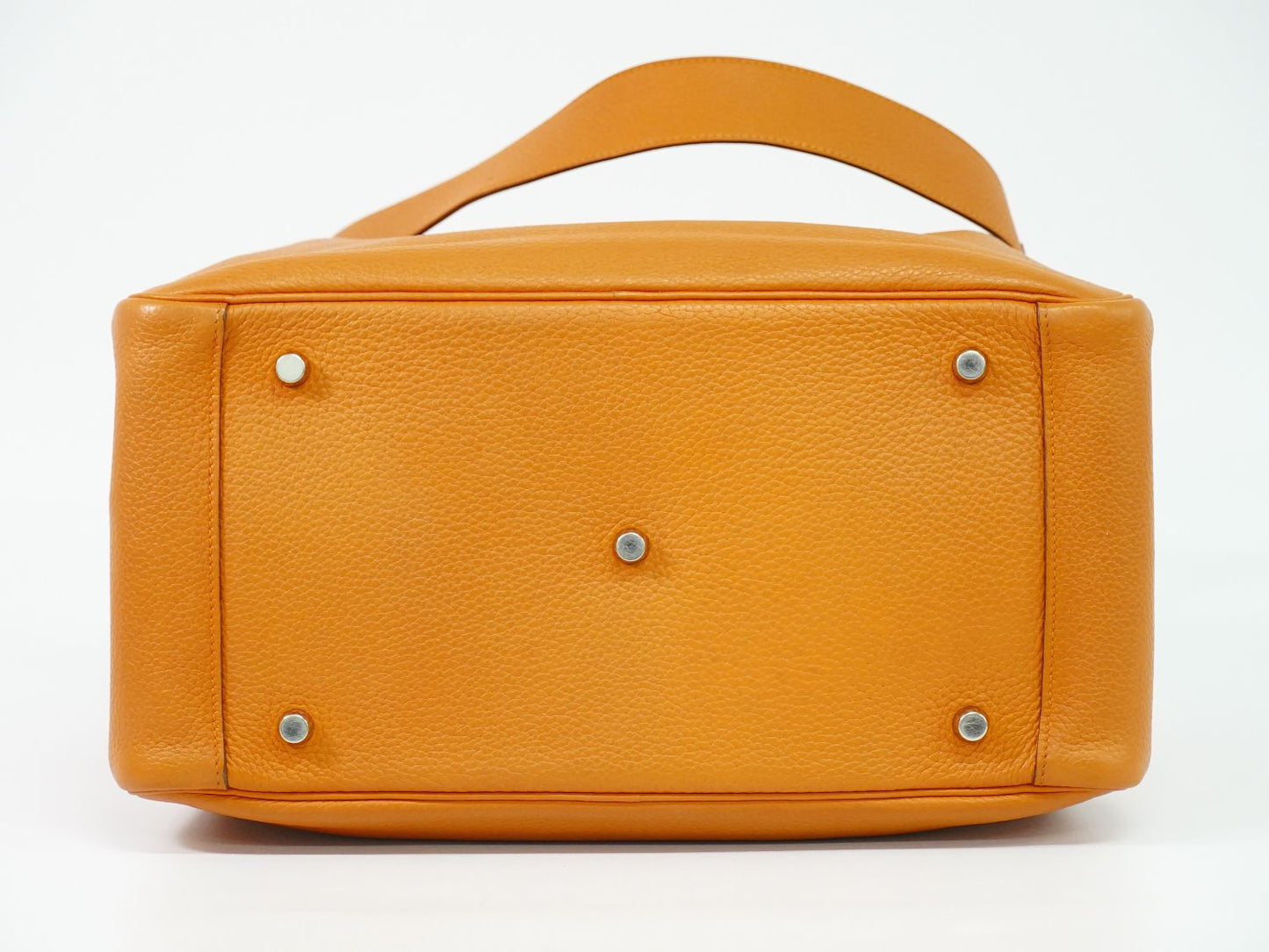 HERMES リンディ 34 トリヨンクレマンス レザー 2WAY ショルダーバッグ □P刻 2012年 オレンジ