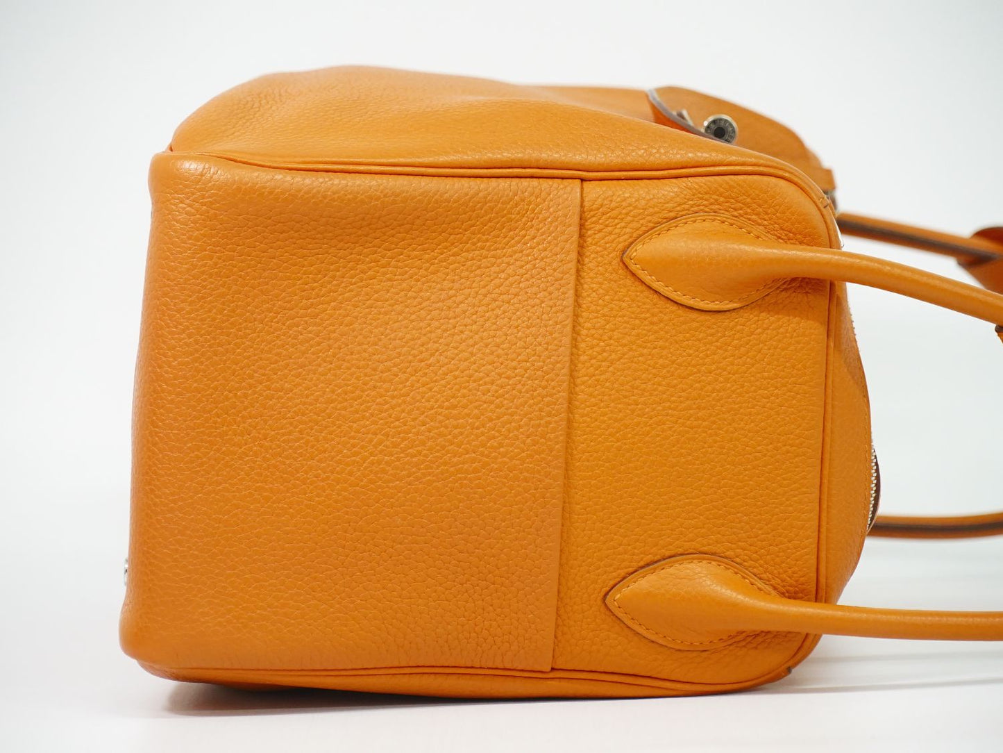 HERMES リンディ 34 トリヨンクレマンス レザー 2WAY ショルダーバッグ □P刻 2012年 オレンジ