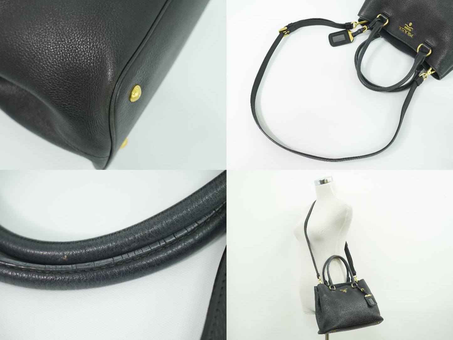 PRADA 2WAY ショルダーバッグ ブラック 1BA058