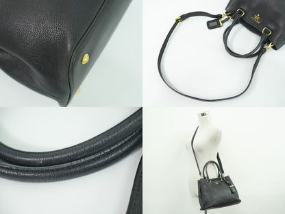 PRADA 2WAY ショルダーバッグ ブラック 1BA058