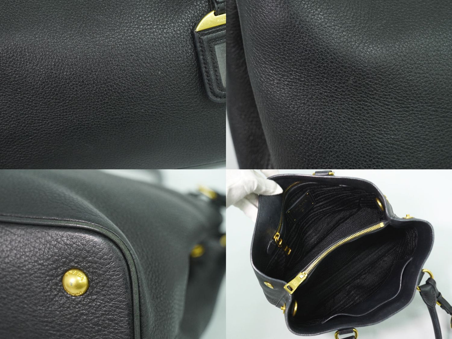 PRADA 2WAY ショルダーバッグ ブラック 1BA058