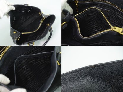 PRADA 2WAY ショルダーバッグ ブラック 1BA058