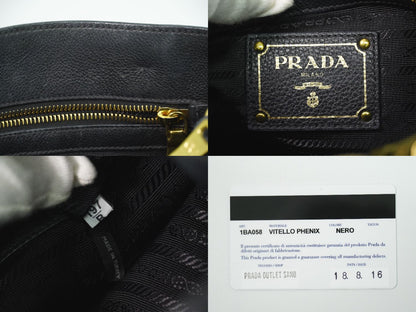 PRADA 2WAY ショルダーバッグ ブラック 1BA058