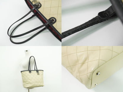 CHANEL オンザロード ワイルドステッチ ショルダーバッグ ベージュ