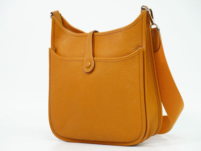 HERMES エヴリン 2 PM ショルダーバッグ □K刻 2007年 オレンジ
