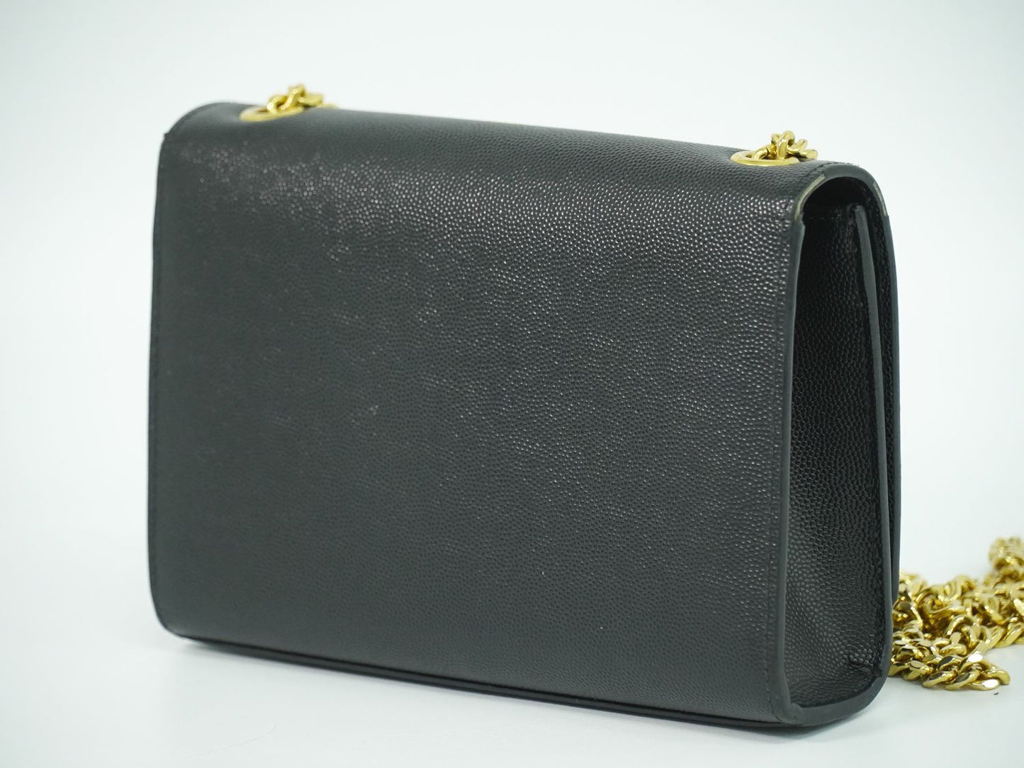 SAINT LAURENT ケイト YSLロゴ ショルダーバッグ ブラック