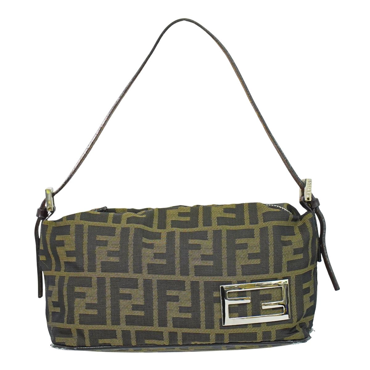 FENDI ズッカ ショルダーバッグ ブラウン