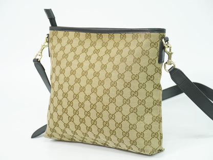 GUCCI シェリーライン GGキャンバス ショルダーバッグ ベージュ 388926