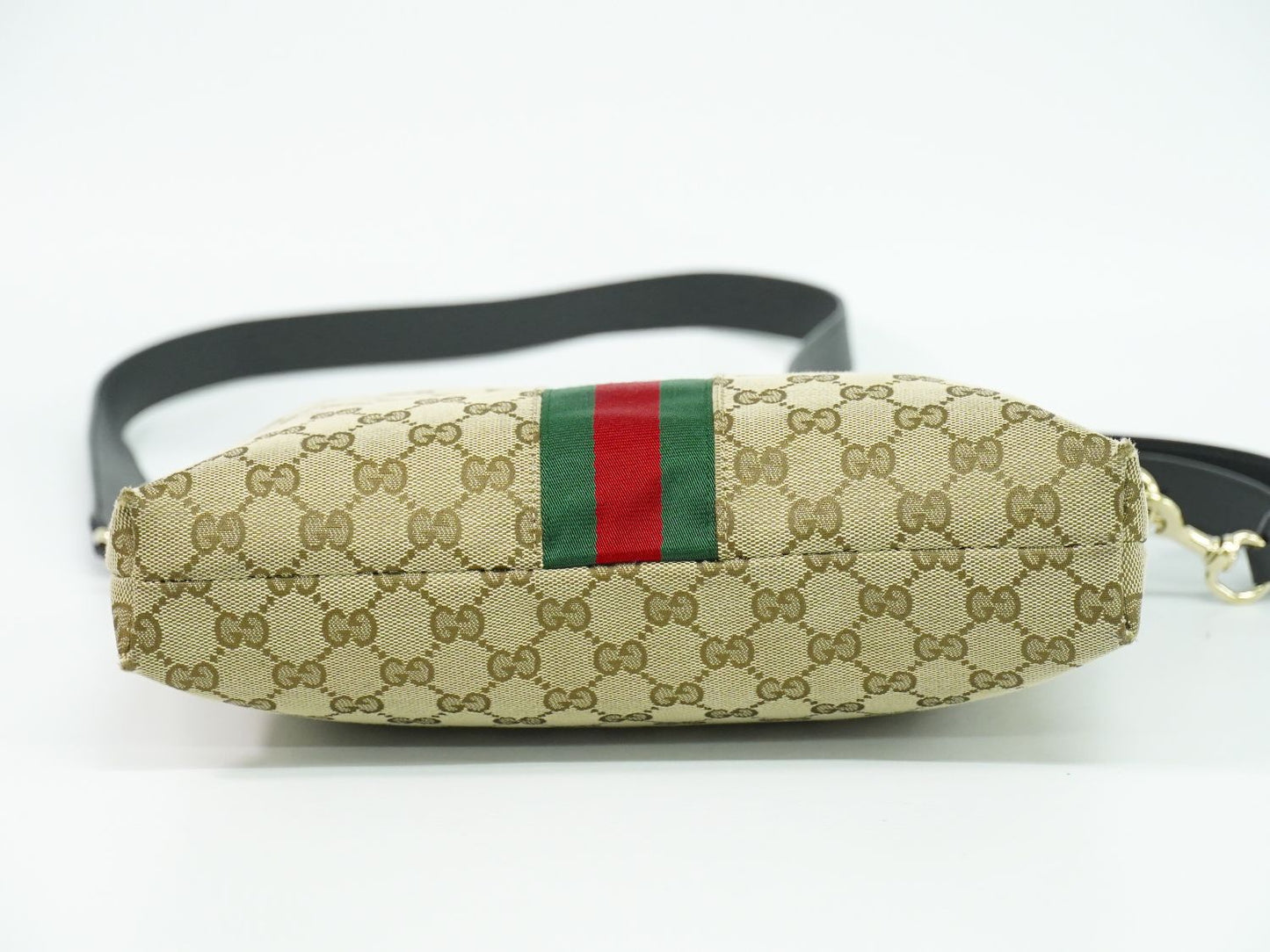 GUCCI シェリーライン GGキャンバス ショルダーバッグ ベージュ 388926