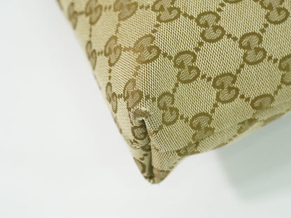 GUCCI シェリーライン GGキャンバス ショルダーバッグ ベージュ 388926
