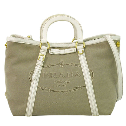 PRADA 2WAY ショルダーバッグ ベージュ