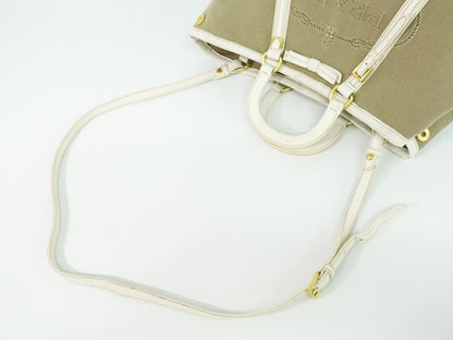 PRADA 2WAY ショルダーバッグ ベージュ